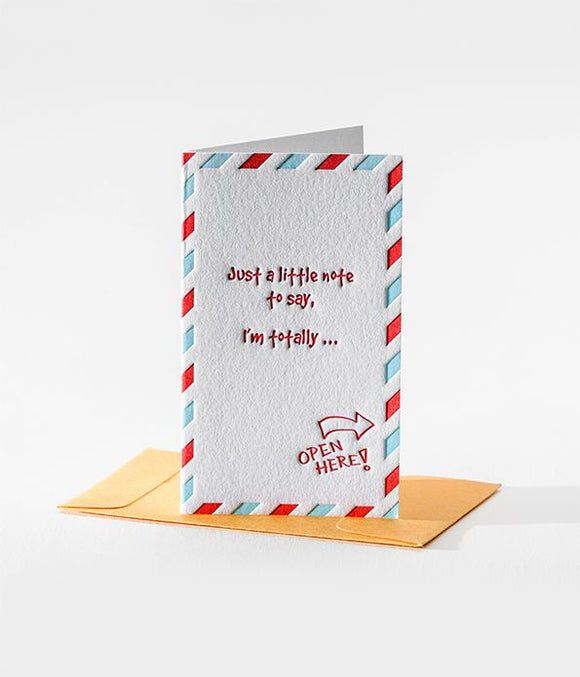Elum Designs Mini Cards: Old School Note - Ridiculously in Love