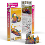 EUGY Cardboard Model Kit: Mandarin Duck