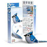 EUGY Cardboard Model Kit: Blue Jay