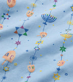 Burt's Bees Organic Two-Piece Pajamas Hanukkah Joy