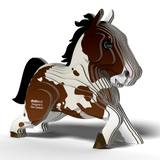 EUGY Cardboard Model Kit: Horse