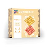 Connetix® Pastel Lemon & Peach Base Plate 2 pc