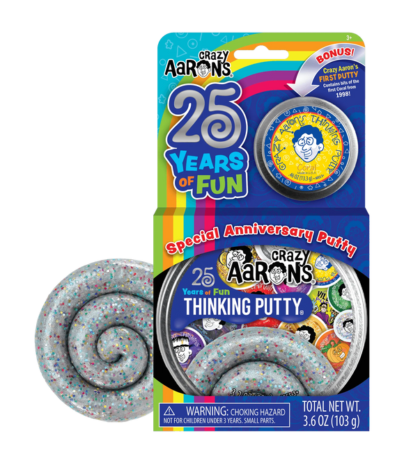 Crazy Aaron's Thinking Putty 25th Anniversary
