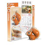 EUGY Cardboard Model Kit: Squirrel