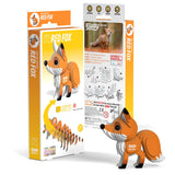 EUGY Cardboard Model Kit: Red Fox