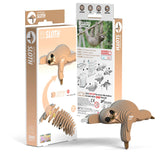EUGY Cardboard Model Kit: Sloth