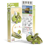 EUGY Cardboard Model Kit: Triceratops