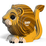 EUGY Cardboard Model Kit: Lion