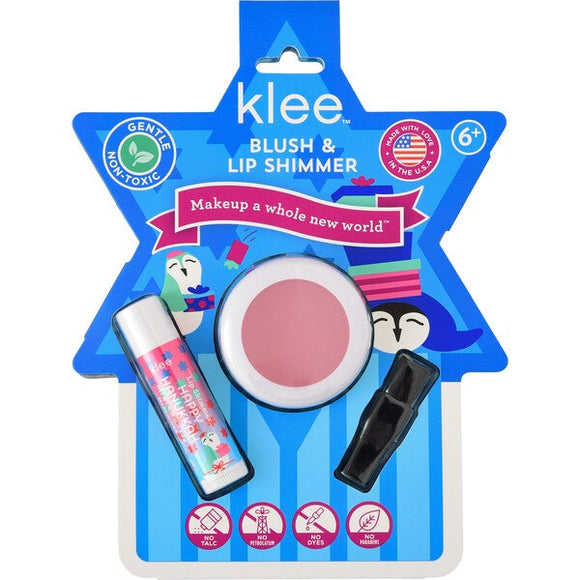 Klee Naturals Starlight Buzz Shimmer Hanukkah Blush and Lip Shimmer Set