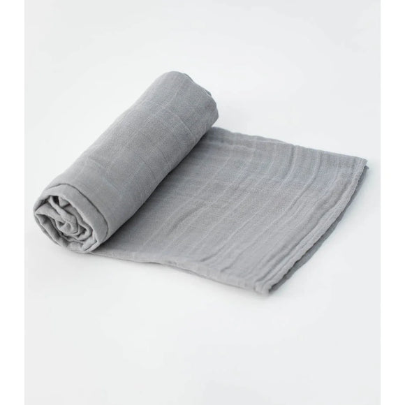 Little Unicorn® Cotton Muslin Swaddle Blanket: Nickel
