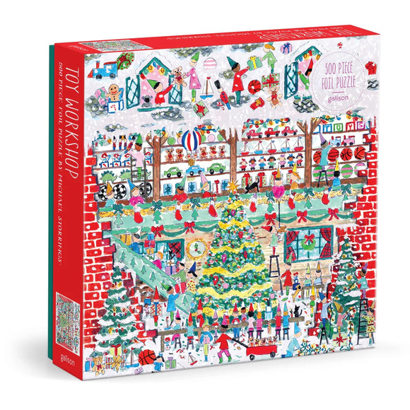 Galison Puzzle 500 piece Toy Workshop