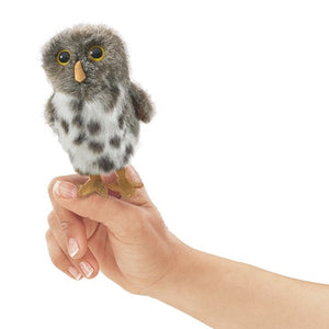 Folkmanis® Finger Puppet: Mini Spotted Owl