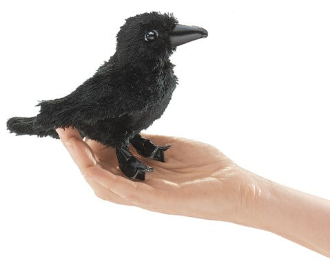 Folkmanis® Finger Puppet: Mini Raven