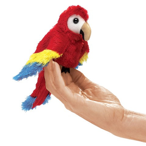 Folkmanis® Finger Puppet: Mini Scarlet Macaw