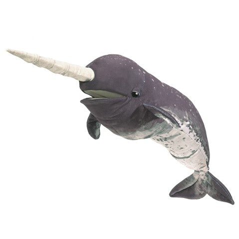 Folkmanis® Hand Puppet: Narwhal