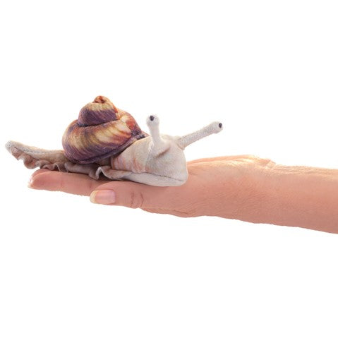 AnnonceFolkmanis Snail Hand Puppet,Brown/Grey