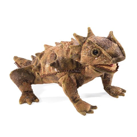 Folkmanis® Hand Puppet: Horned Lizard