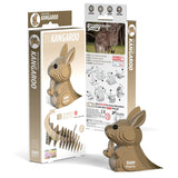 EUGY Cardboard Model Kit: Kangaroo