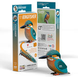 EUGY Cardboard Model Kit: Kingfisher