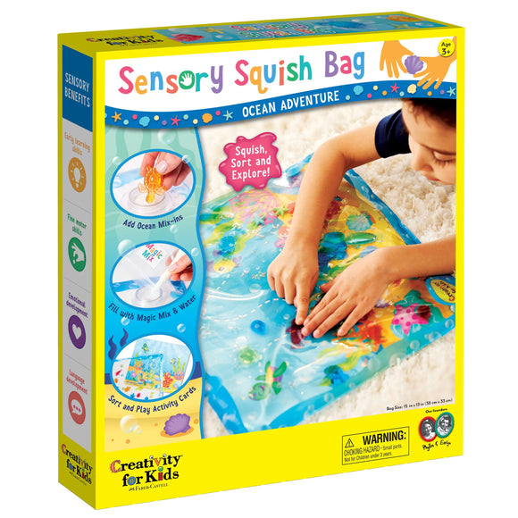 Creativity for Kids: Sensory Squish Bag - Ocean Adventure