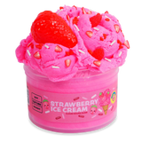 Peachybbies Slime: Strawberry Ice Cream