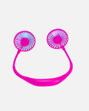 LED Neck Fan - Pink