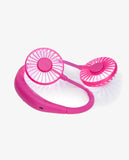 LED Neck Fan - Pink