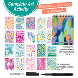 Faber-Castell Reverse Coloring & Doodling Book - Brights Edition