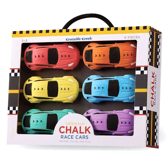 Crocodile Creek Chalk Set - Race Cars