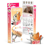 EUGY Cardboard Model Kit: Cat - Pumpkin