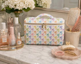 Mavi Bandz Quilted Cosmetic Bag: Vivid Bow