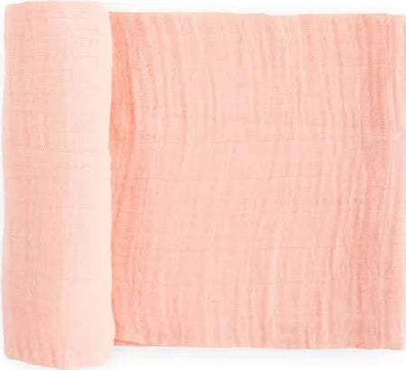 Little Unicorn® Cotton Muslin Swaddle Blanket: Rose Petal