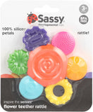 Sassy® Silicone Flower Teether Rattle