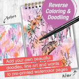 Faber-Castell Reverse Coloring & Doodling Book - Brights Edition