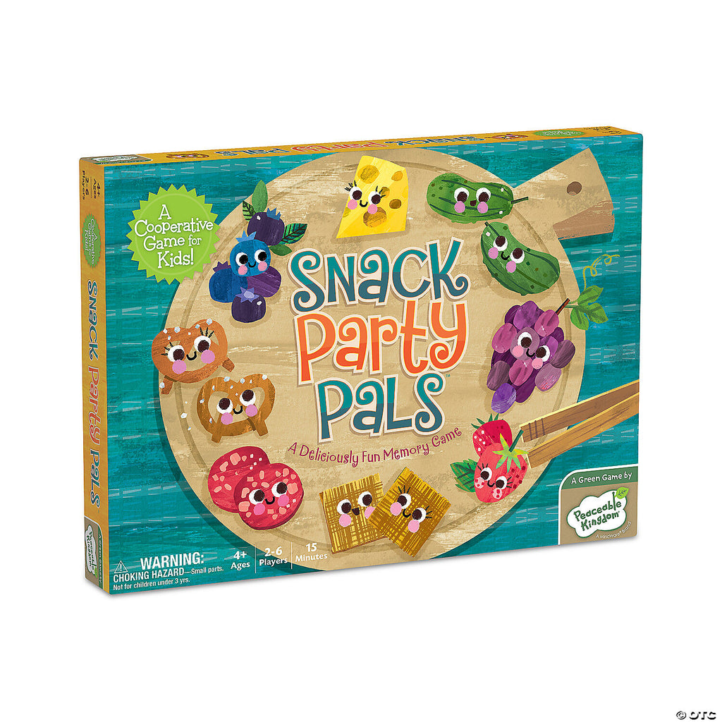 Peaceable Kingdom Snack Party Pals Cooperative Board Game