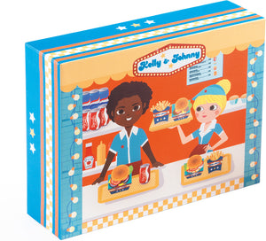 Djeco Kelly and Johnny Food Truck Set
