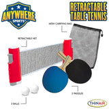 Thin Air Brands Retractable Table Tennis Set
