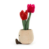 Jellycat Amuseable Tulip Pot 12"