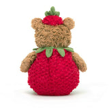 Jellycat Bartholomew Bear Strawberry 10"