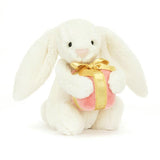 Jellycat Bashful Bunny With Present 7"