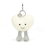 Jellycat Amuseable Cream Heart Charm 7"