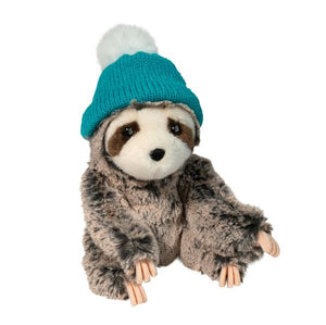 Douglas Blitzen Sloth with Winter Hat 7.5"