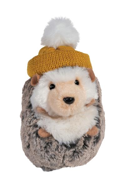 Douglas Spunky Hedgehog with Winter Hat 6.5