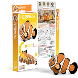 EUGY Cardboard Model Kit: Clownfish
