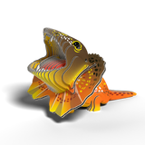 EUGY Cardboard Model Kit: Frilled Lizard