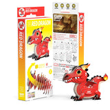 EUGY Cardboard Model Kit: Red Dragon