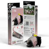 EUGY Cardboard Model Kit: Pig