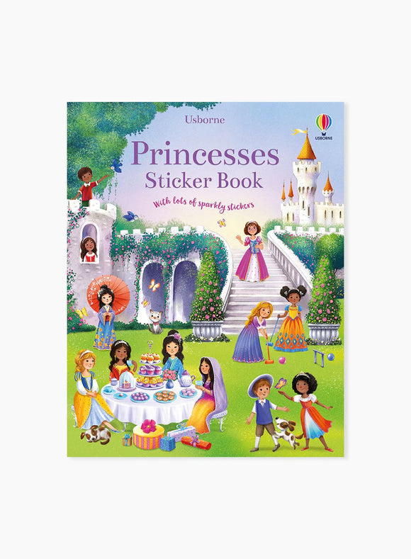 Usborne Princesses Sticker Book with Lots of Sparkly Stickers
