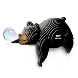 EUGY Cardboard Model Kit: Black Bear