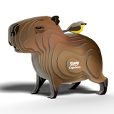 EUGY Cardboard Model Kit: Capybara